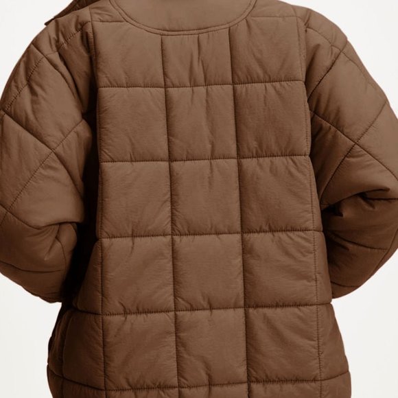 Zip Up Collared Neck Long Sleeve Jacket - Picture 9 of 16